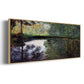 The Pond at Montgeron 2, 1876 - Floater Framed Canvas Print