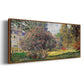 The Park - Floater Framed Canvas Print