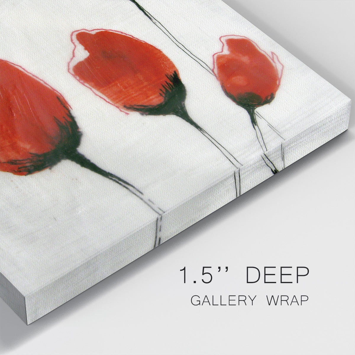 Red Drops V - Canvas Art Print