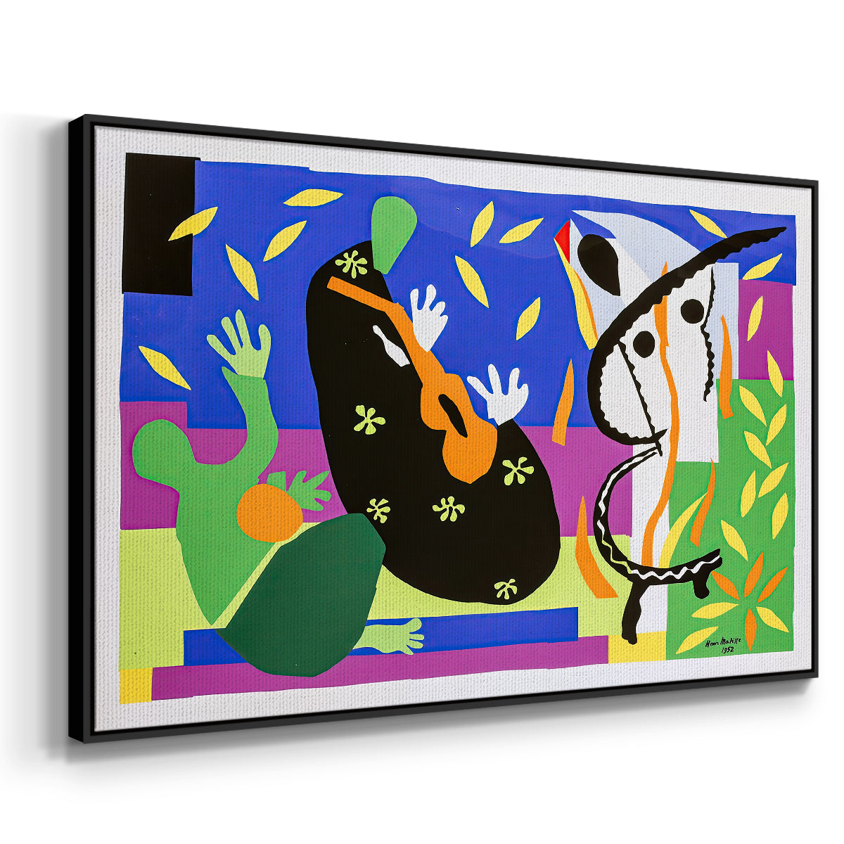 The Sorrows of the King, 1952 - Floater Framed Canvas Print