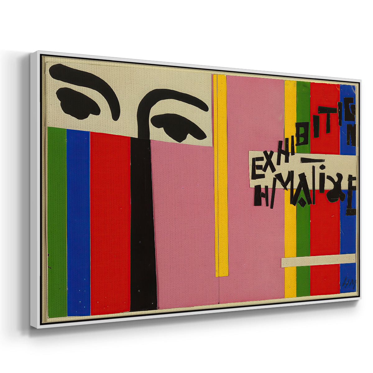 Design for Cover of Exhibition Catalogue, 1951 - Floater Framed Canvas Print