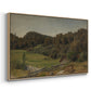 Landscape at Ljan, 1858 - Floater Framed Canvas Print