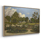 The Painter's Garden at Saint-Privé, 1886 - Floater Framed Canvas Print