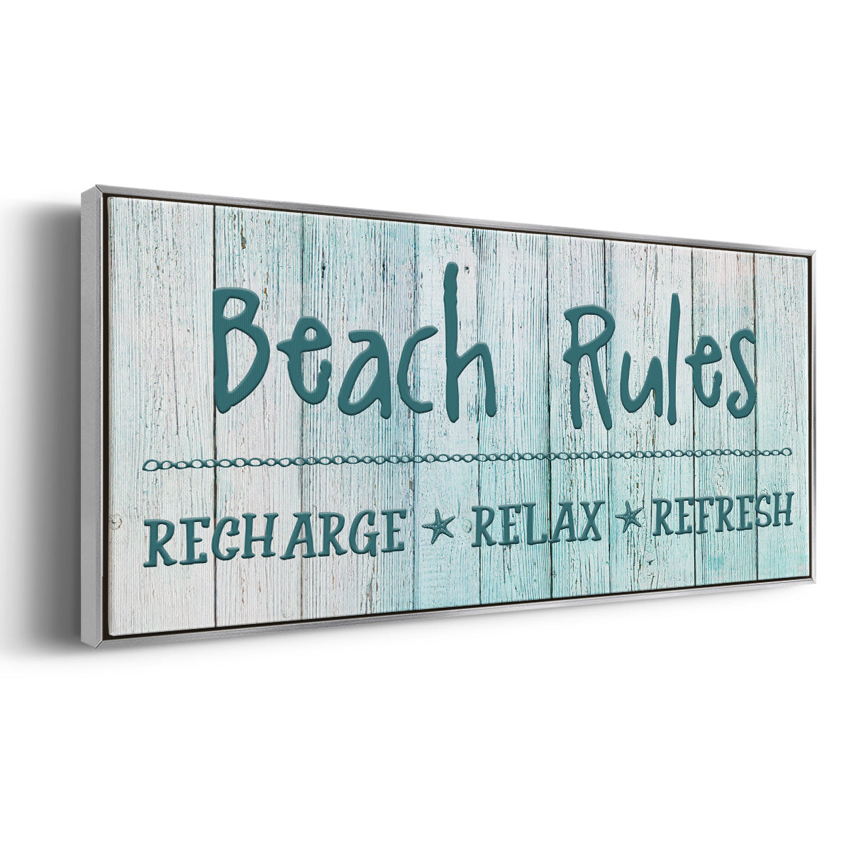 Recharge - Floater Framed Canvas Print