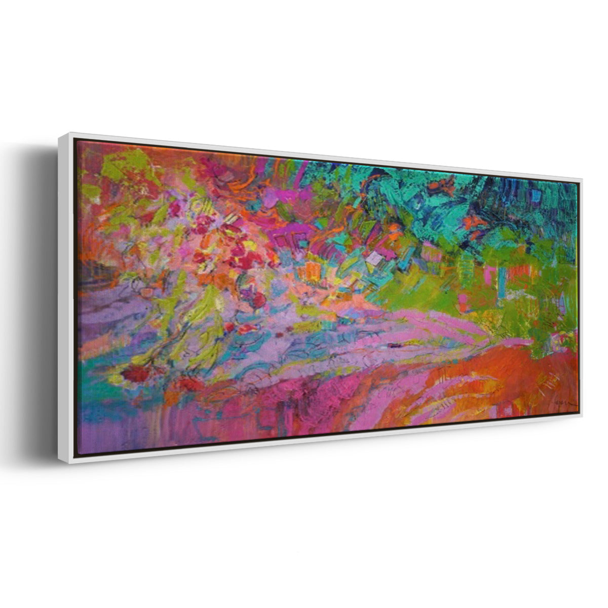 Passion Diva - Floater Framed Canvas Print