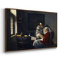 Girl Interrupted at Her Music, c. 1658-1659 - Floater Framed Canvas Print