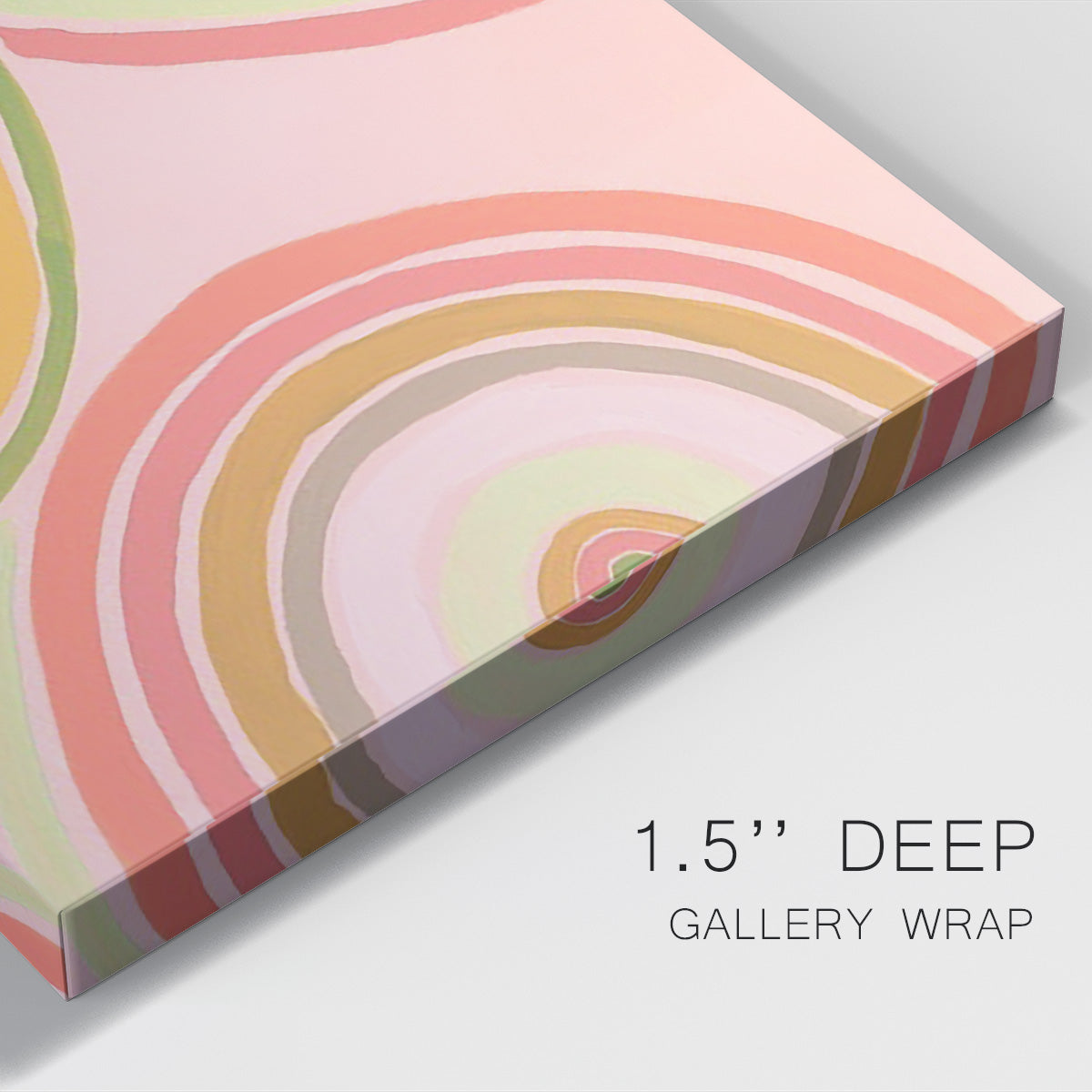 Abstract Rainbow I Premium Gallery Wrapped Canvas - Ready to Hang