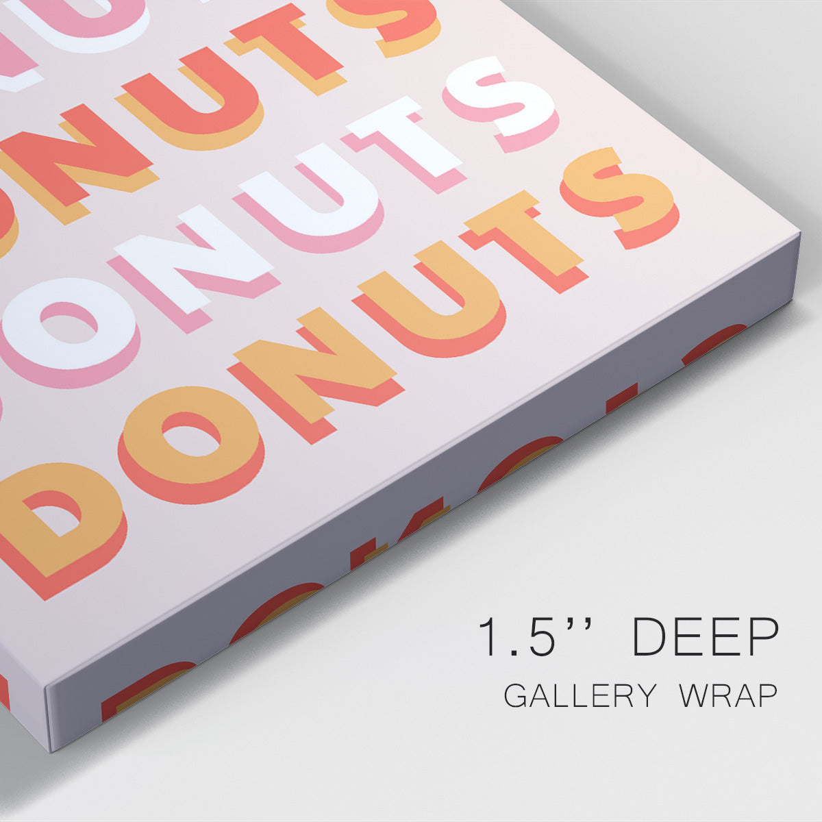 Donuts Premium Gallery Wrapped Canvas - Ready to Hang