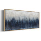 Misty Indigo Forest - Floater Framed Canvas Print