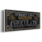 Chocolate - Floater Framed Canvas Print