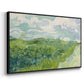 Green Wheat Field, Auvers, 1890 - Floater Framed Canvas Print