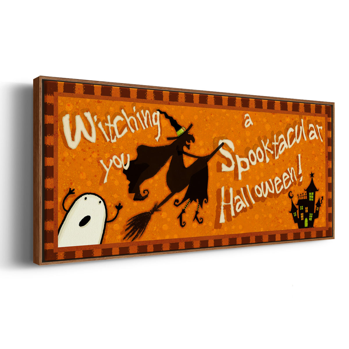 Spooktacular Collection D - Floater Framed Canvas Print