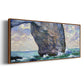 The Manneport, Seen from Below, 1883 - Floater Framed Canvas Print