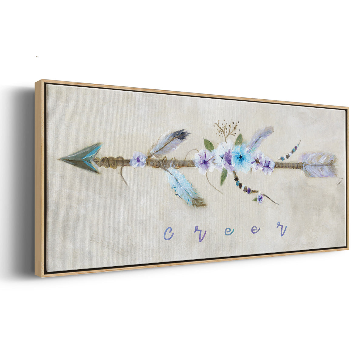 Creer - Floater Framed Canvas Print