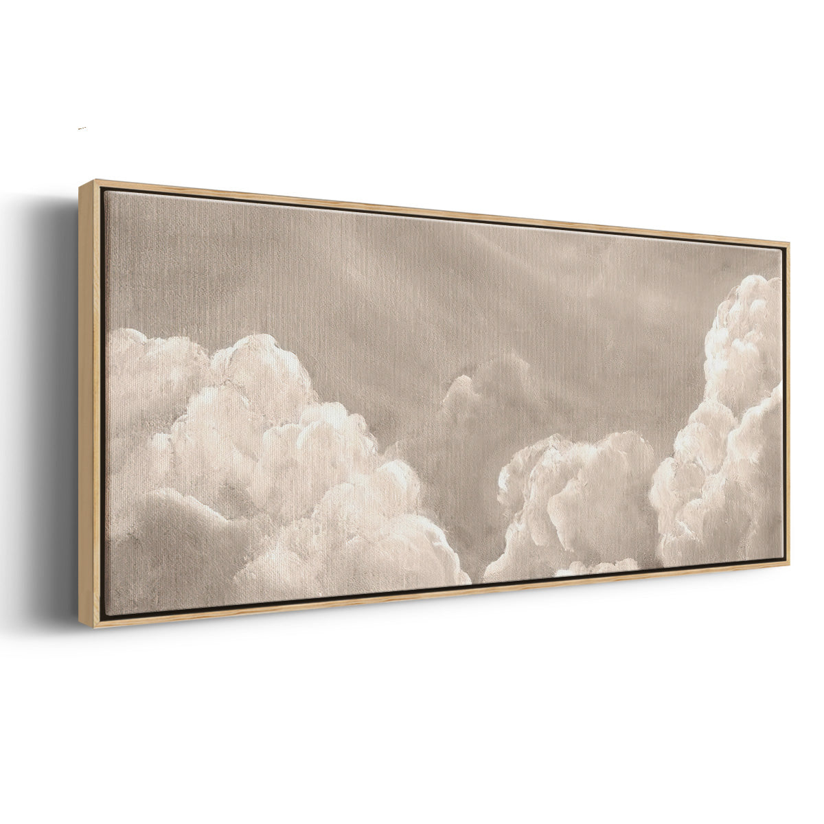 Painted Clouds II - Floater Framed Canvas Print