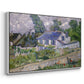 Houses in Auvers, 1890 - Floater Framed Canvas Print