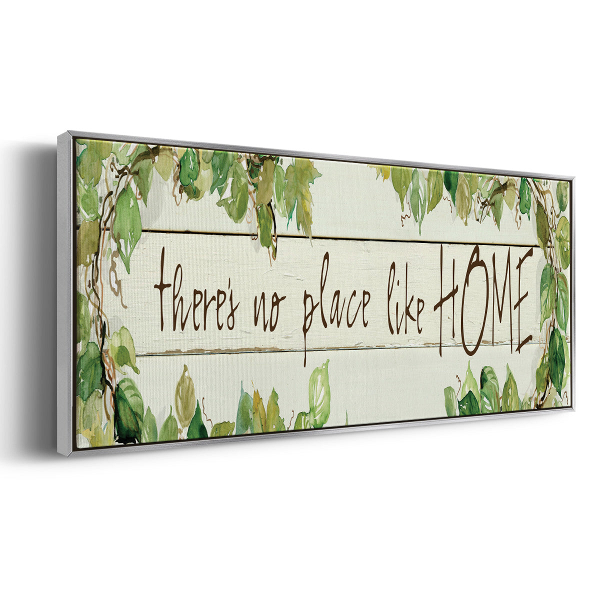 No Place Like Home - Floater Framed Canvas Print