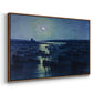 Camaret, Moonlight and Fishing Boats, 1894 - Floater Framed Canvas Print