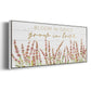 Grow in Love - Floater Framed Canvas Print