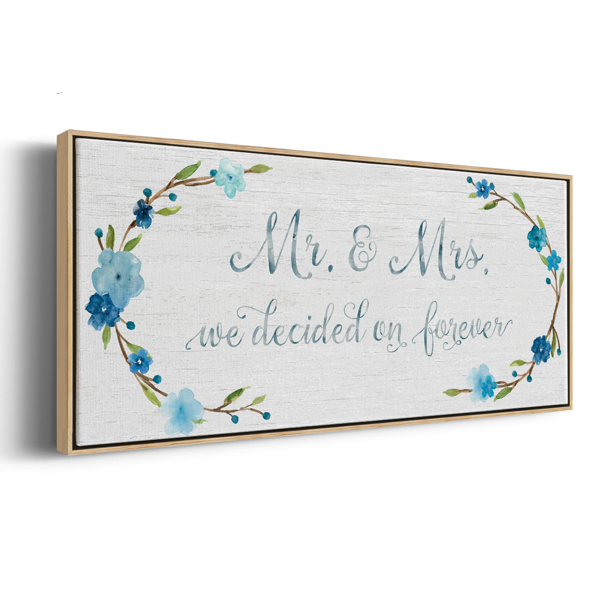 Forever - Floater Framed Canvas Print