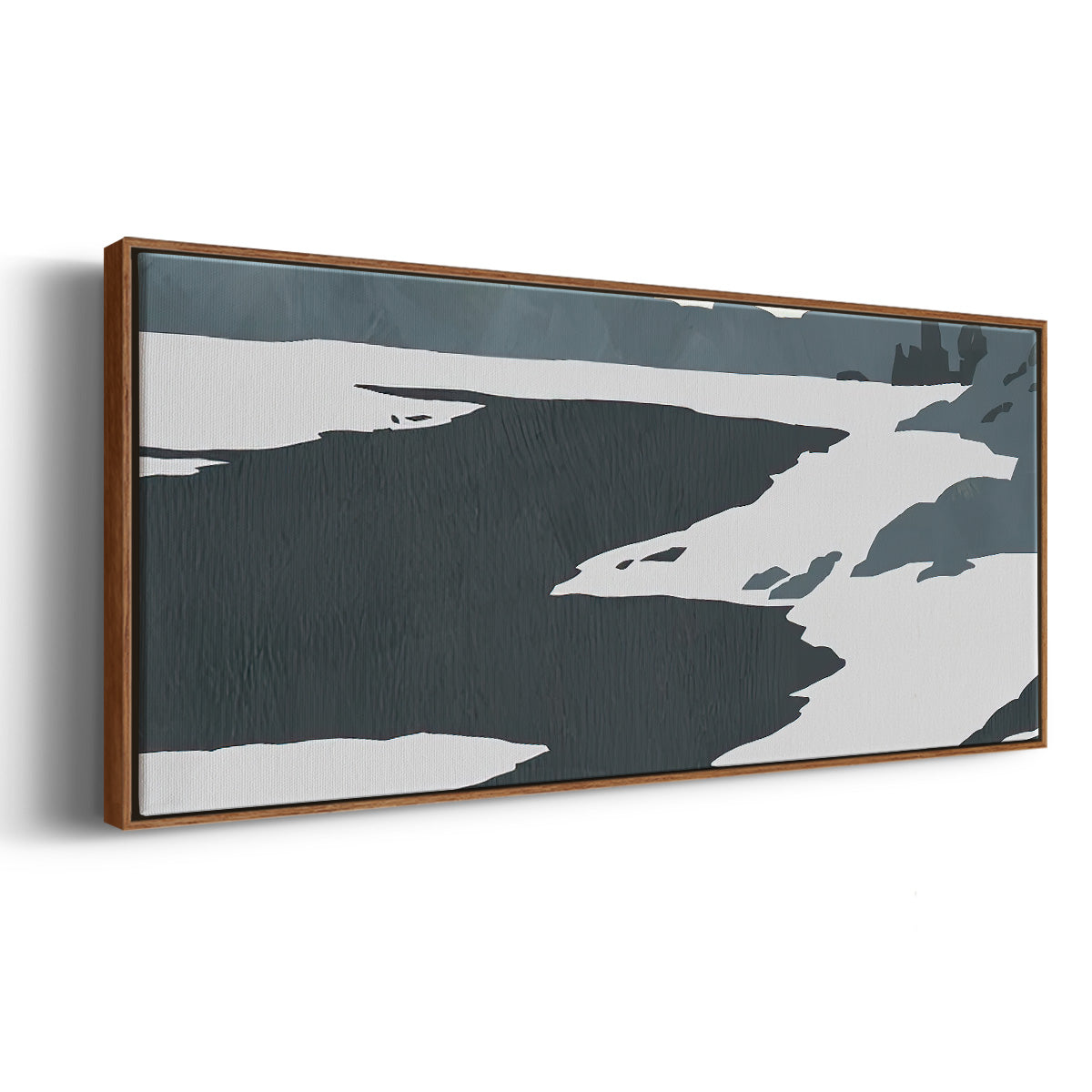 Cutter Island IV - Floater Framed Canvas Print