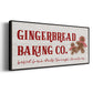 Gingerbread Baking Co - Floater Framed Canvas Print