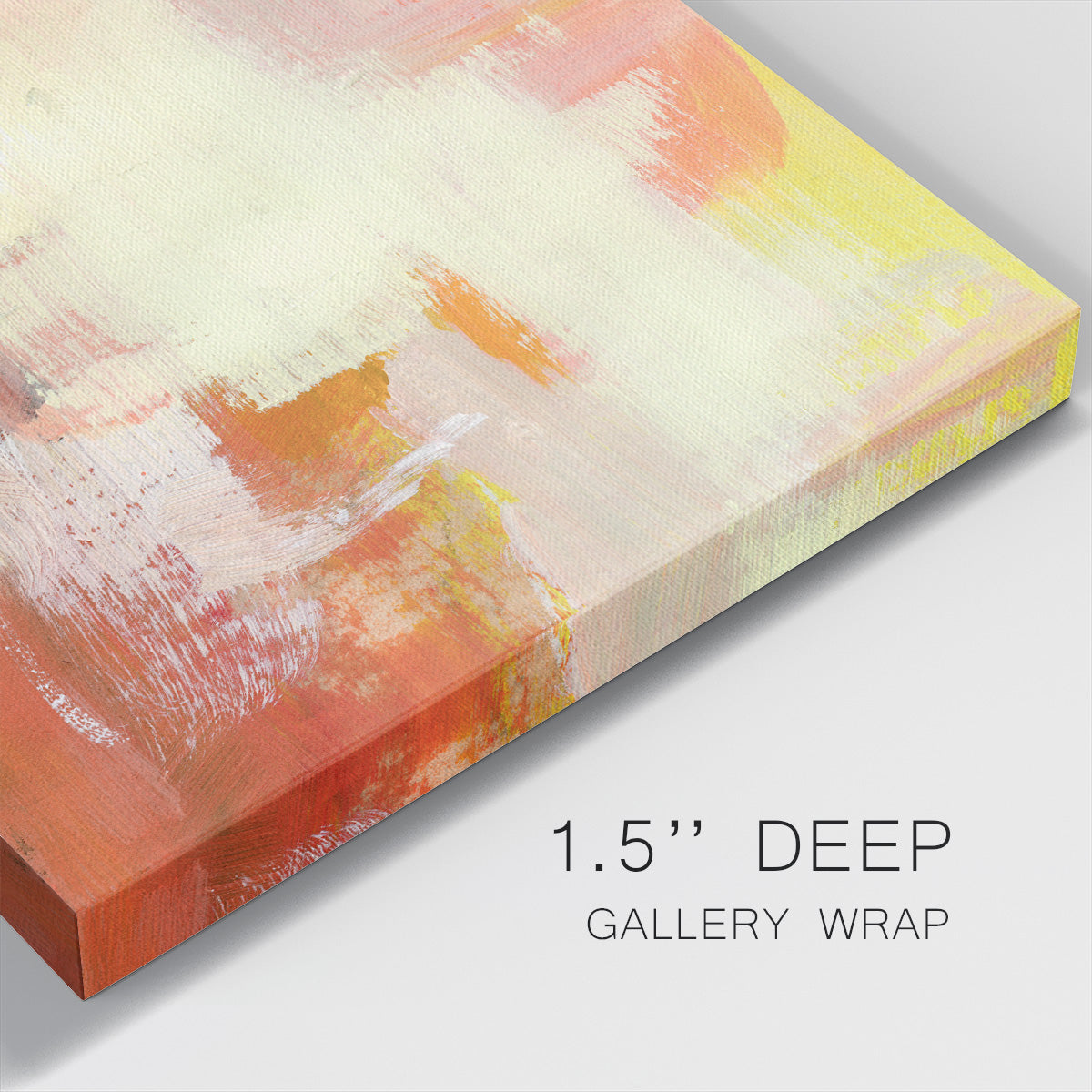 Yellow and Blush III - Canvas Art Print