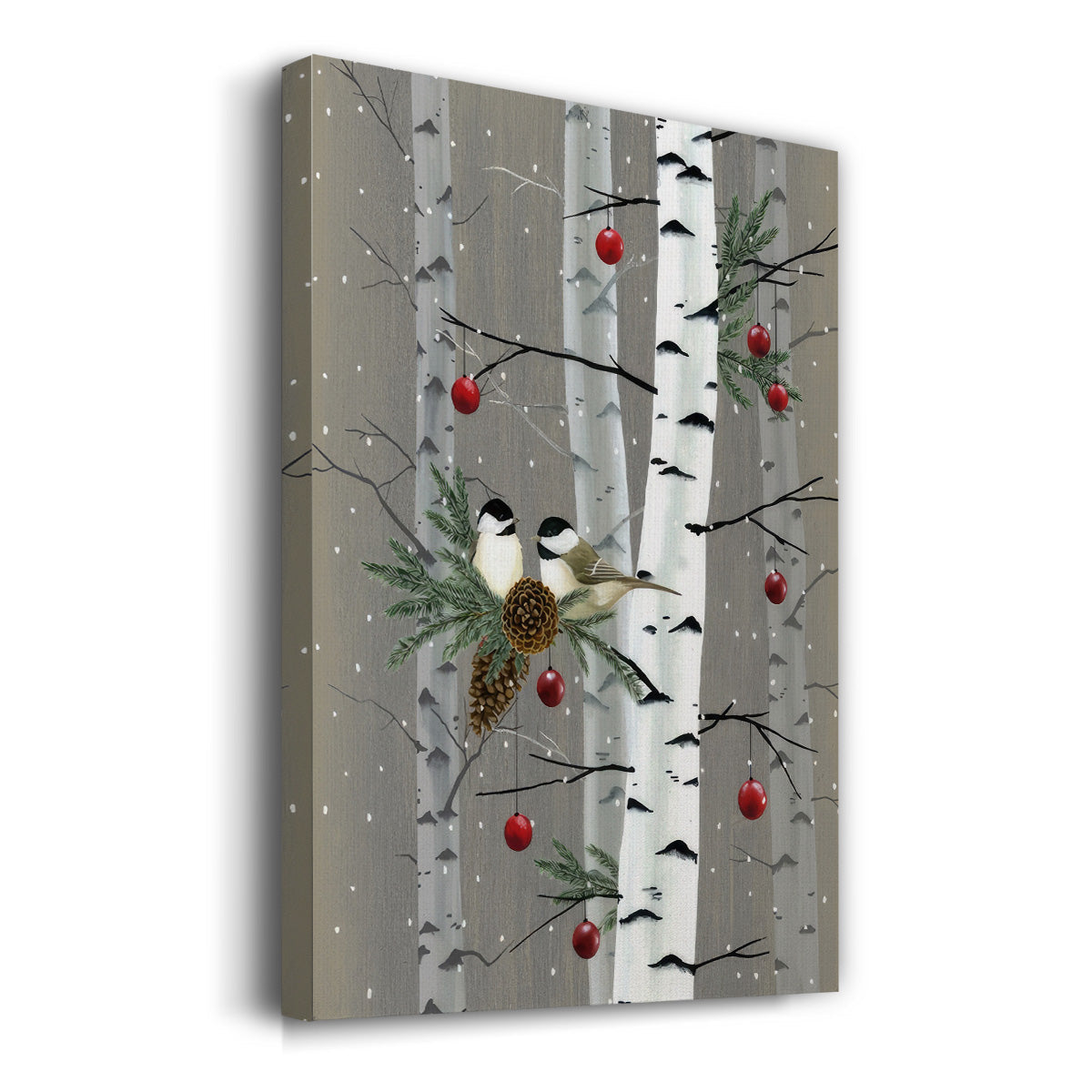 Birch Birds II - Gallery Wrapped Canvas