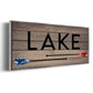 Lake Paddles - Floater Framed Canvas Print