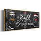 Build a Snowman - Floater Framed Canvas Print