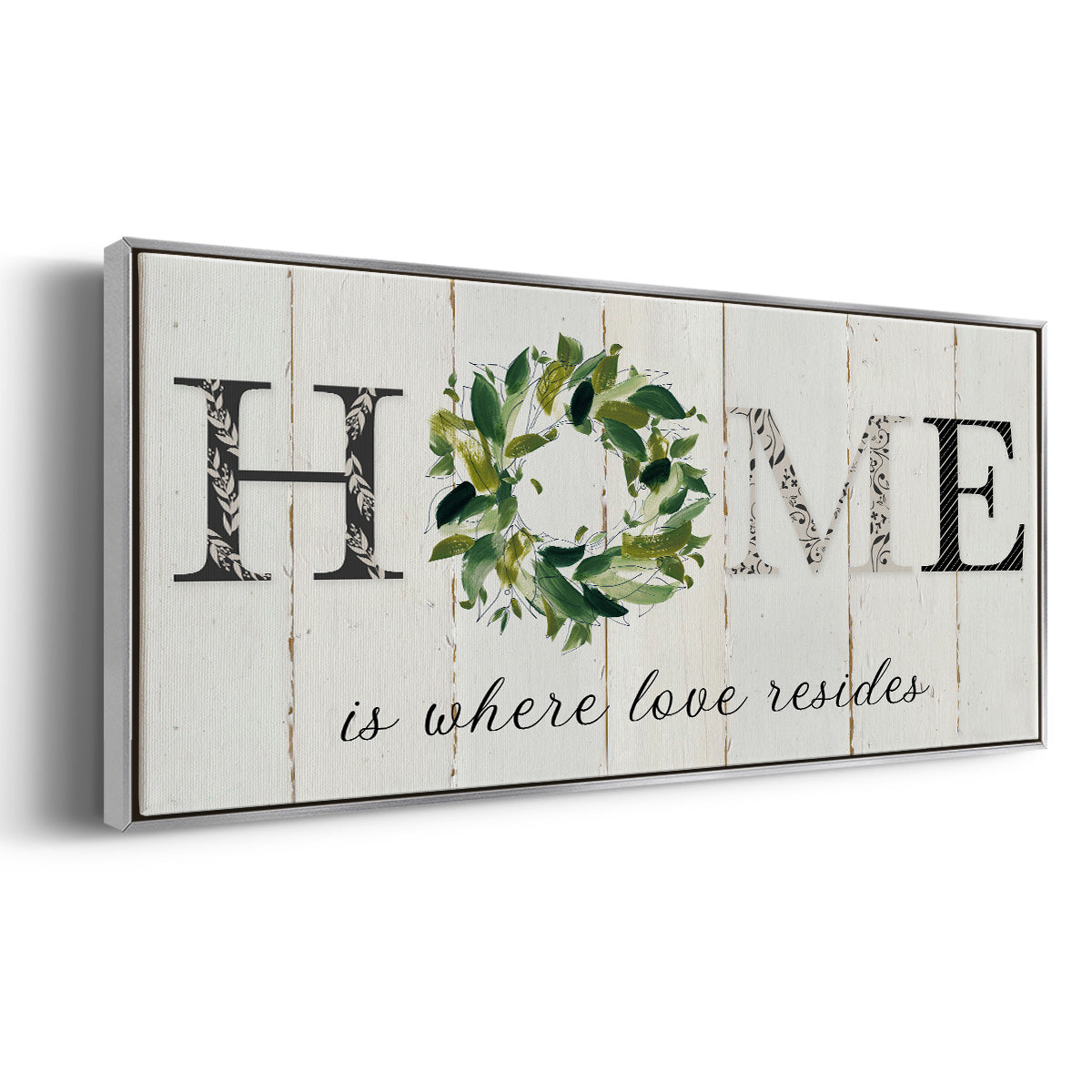 Love Resides - Floater Framed Canvas Print