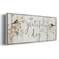 Grateful for this Day - Floater Framed Canvas Print