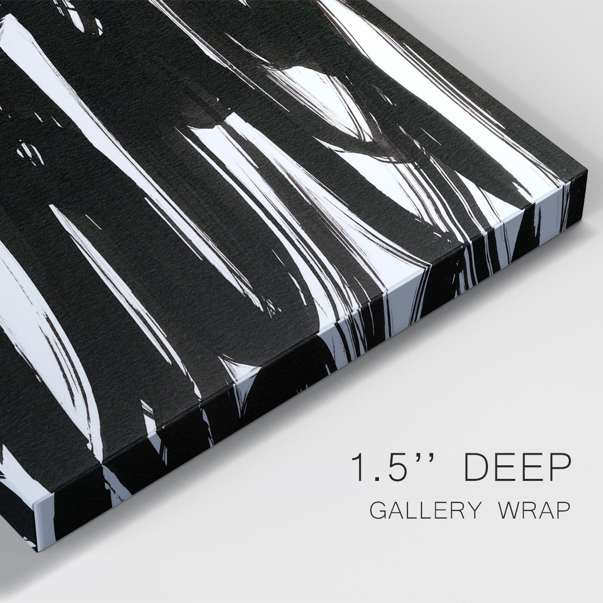 Ink Scribble I Premium Gallery Wrapped Canvas - Ready to Hang