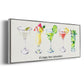 Happy Hour Cocktails - Floater Framed Canvas Print