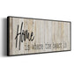 Home - Floater Framed Canvas Print