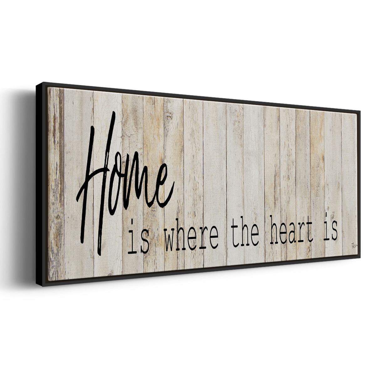 Home - Floater Framed Canvas Print
