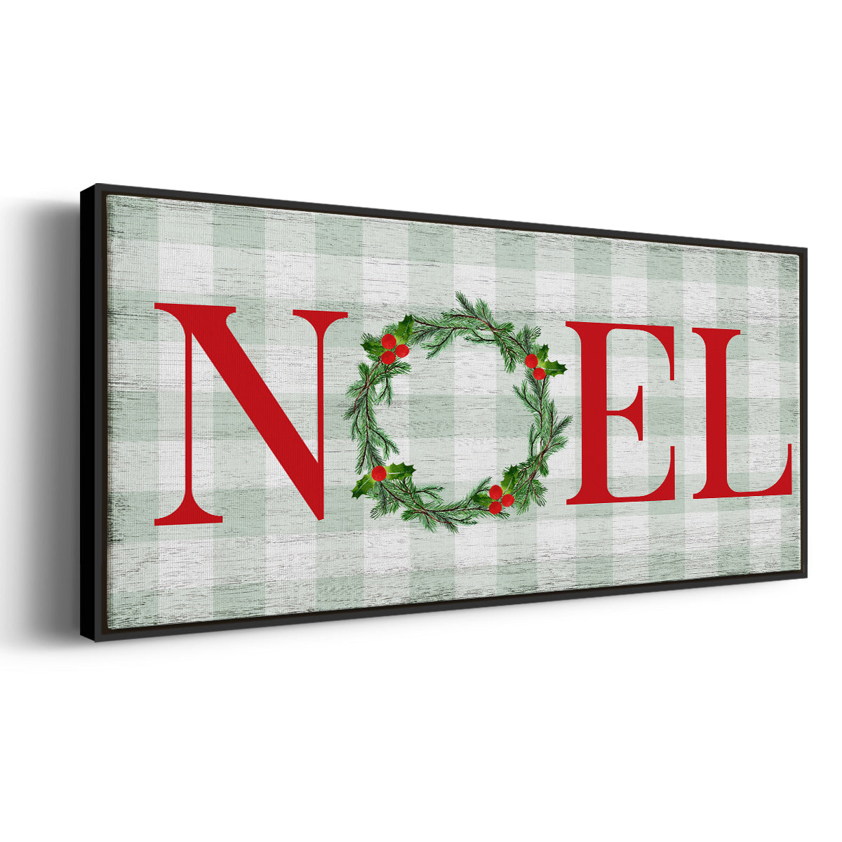 Noel - Floater Framed Canvas Print