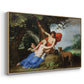 Venus and Adonis, 1632 - Floater Framed Canvas Print