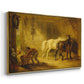 Heath Ewe and Lambs, 1810 - Floater Framed Canvas Print