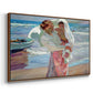 After Bathing, 1915 - Floater Framed Canvas Print