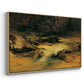 Wildbach (Wild Stream) - Floater Framed Canvas Print