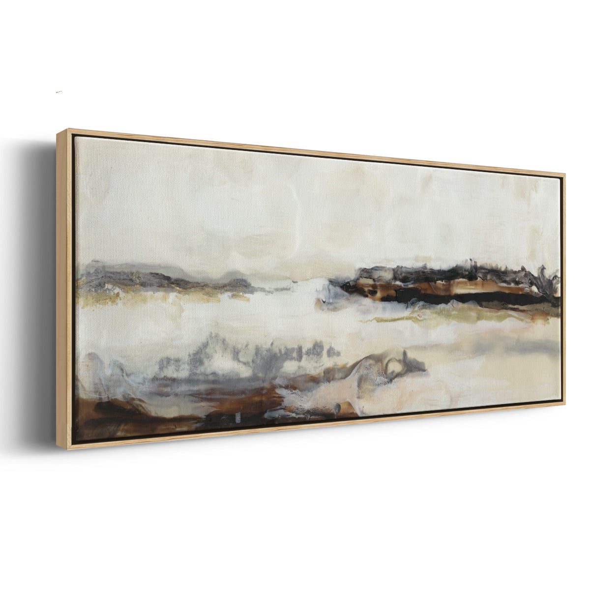 Joyful Horizon II - Floater Framed Canvas Print