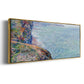 The Sea Seen from the Cliffs of Fecamp, 1881 - Floater Framed Canvas Print