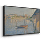 Le Clipper, Asnières, 1887 - Floater Framed Canvas Print