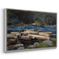 Hudson River, 1892 - Floater Framed Canvas Print