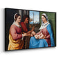 Sacred Conversation, c. 1505 - Floater Framed Canvas Print