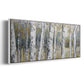 Hidden Birch - Floater Framed Canvas Print