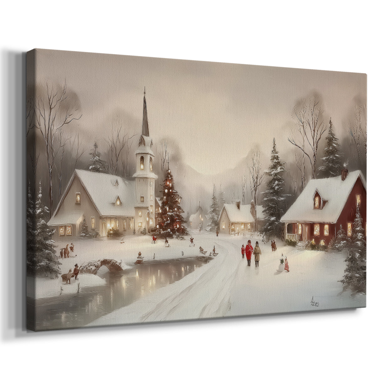 Star of Gilded Serenade - Canvas Art Print