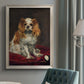 A King Charles Spaniel - Ornate Framed Canvas Print