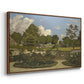 The Painter's Garden at Saint-Privé, 1886 - Floater Framed Canvas Print